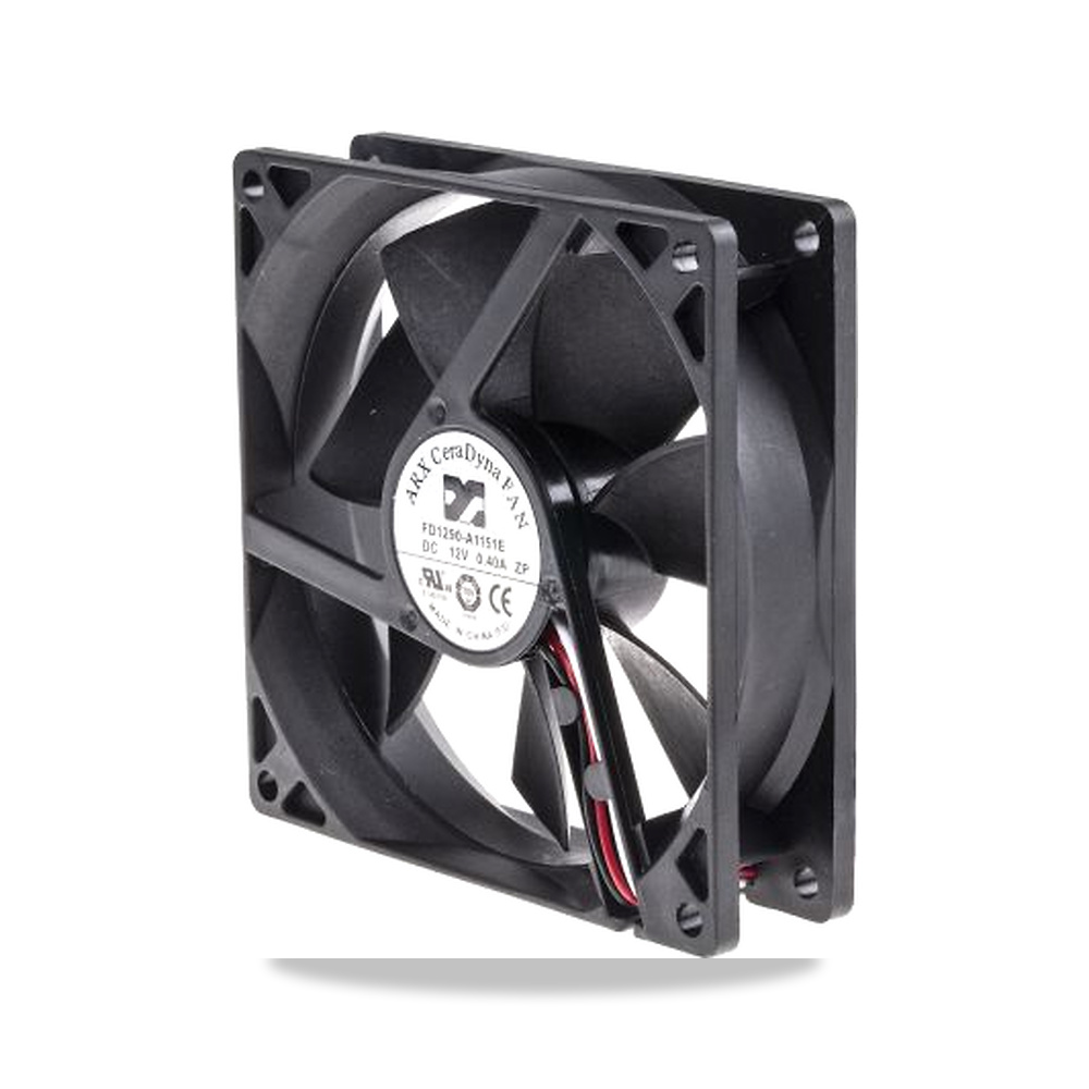 صورة منتج مروحة شفط وتبريد محورية (Axial Fan) 12 فولت 4.32 واط 360 مللي أمبير 92 مم 25 مم ARX موديل FD1290-A1151E2AL - كود الصنف reemco-2027-0895041 - ماركة يباع من خلال reemco - توريد وتصوير حصري لشركة ريمكو القابضة السعودية