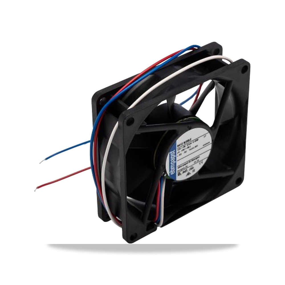 صورة منتج مروحة شفط وتبريد محورية (Axial Fan) 12 فولت 41 مللي أمبير 80 مم 25 مم IP68 ebm-papst موديل 8412N/2GLE - كود الصنف reemco-2027-0896392 - ماركة يباع من خلال reemco - توريد وتصوير حصري لشركة ريمكو القابضة السعودية