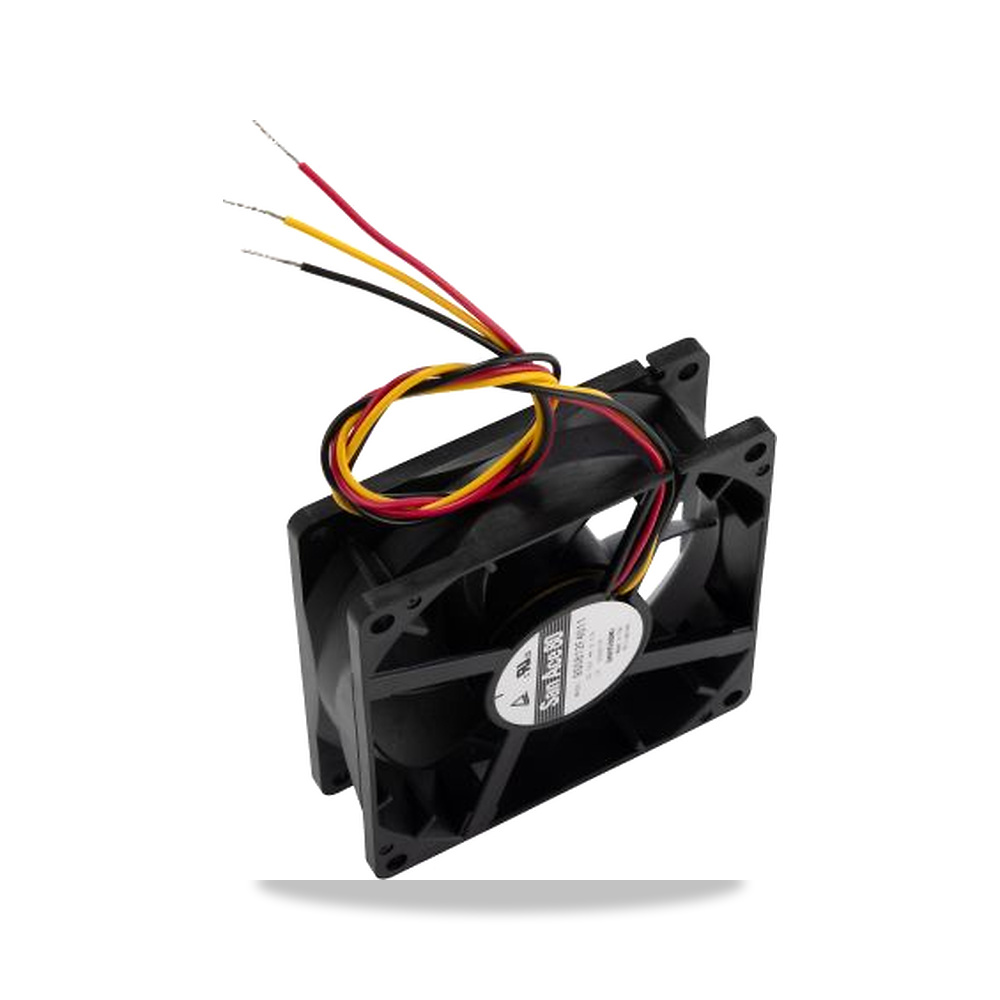صورة منتج مروحة شفط وتبريد محورية (Axial Fan) 12 فولت 1.32 واط 110 مللي أمبير 80 مم 25 مم Sanyo Denki موديل 9S0812F4011 - كود الصنف reemco-2027-0896445 - ماركة يباع من خلال reemco - توريد وتصوير حصري لشركة ريمكو القابضة السعودية