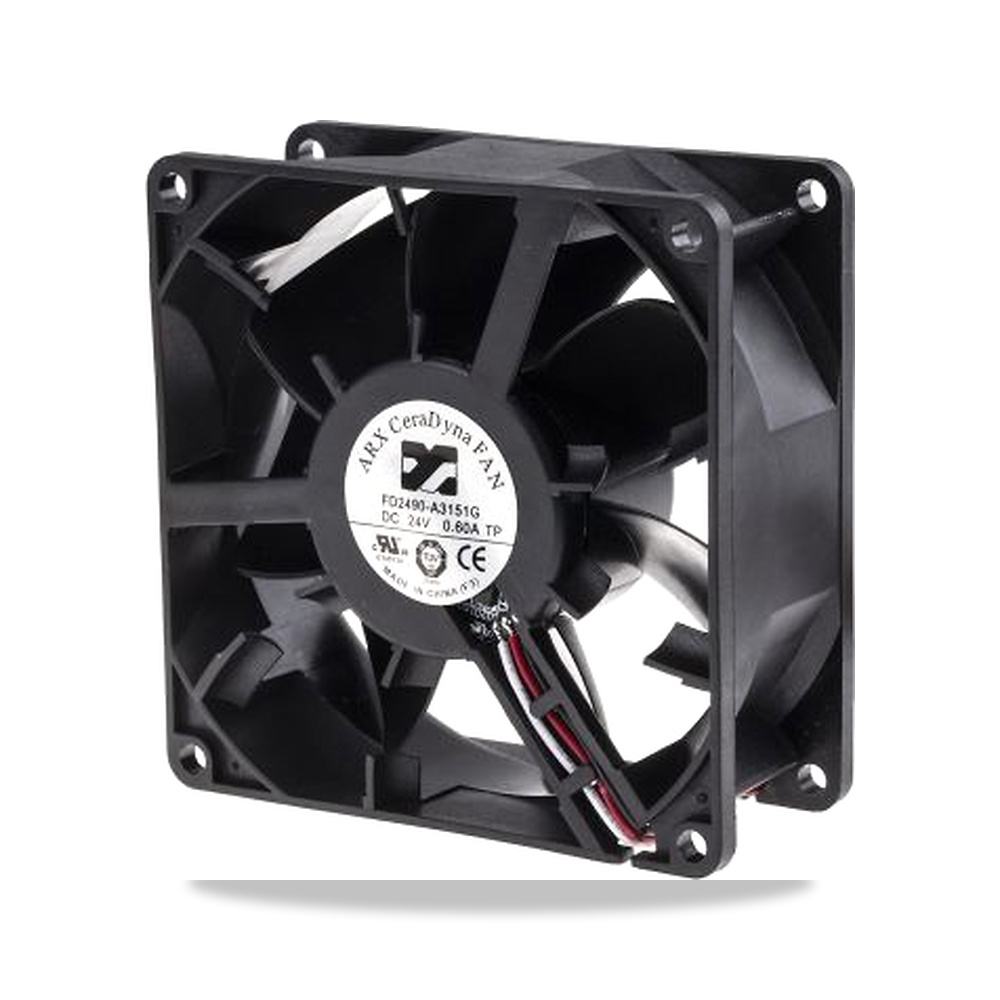 صورة منتج مروحة شفط وتبريد محورية (Axial Fan) 24 فولت 16.32 واط 680 مللي أمبير 92 مم 38 مم ARX موديل FD2490-A3151G2AL - كود الصنف reemco-2027-0896468 - ماركة يباع من خلال reemco - توريد وتصوير حصري لشركة ريمكو القابضة السعودية