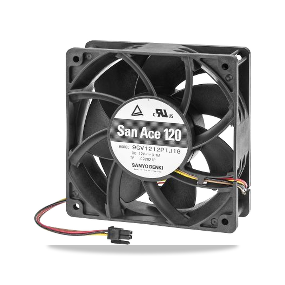 صورة منتج مروحة شفط وتبريد محورية (Axial Fan) بلاستيك عزل حراري وصوتي 12 فولت 36 واط 3 أمبير 120 مم موديل 9GV1212P1J18 - كود الصنف reemco-2027-0896482 - ماركة يباع من خلال reemco - توريد وتصوير حصري لشركة ريمكو القابضة السعودية