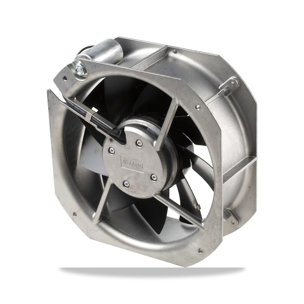 صورة منتج مروحة شفط وتبريد محورية (Axial Fan) 115 فولت 64 واط 580 مللي أمبير 225 مم 80 مم ebm-papst موديل W2E200-HH86-01 - كود الصنف reemco-2027-0896495 - ماركة يباع من خلال reemco - توريد وتصوير حصري لشركة ريمكو القابضة السعودية