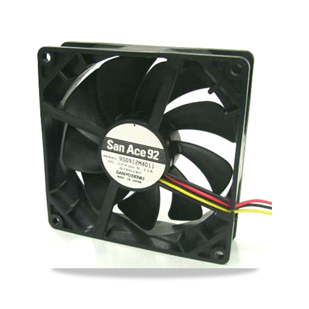 صورة منتج مروحة شفط وتبريد محورية (Axial Fan) 24 فولت 2.16 واط 90 مللي أمبير 92 مم 25 مم Sanyo Denki موديل 9S0924F4011 - كود الصنف reemco-2027-0897452 - ماركة يباع من خلال reemco - توريد وتصوير حصري لشركة ريمكو القابضة السعودية