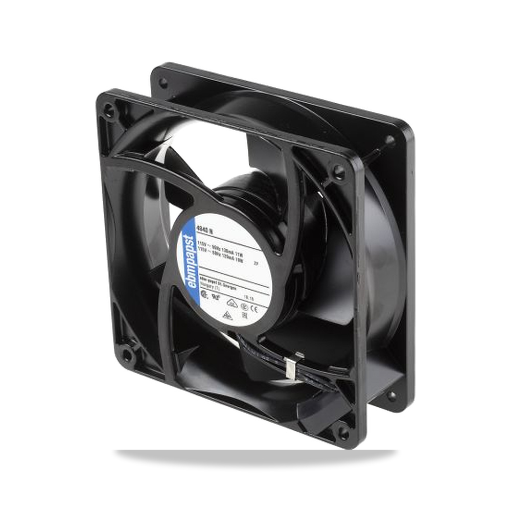 صورة منتج مروحة شفط وتبريد محورية (Axial Fan) 115 فولت 10 واط 87 مللي أمبير 119 مم 38 مم ebm-papst موديل 4840N - كود الصنف reemco-2027-0898164 - ماركة يباع من خلال reemco - توريد وتصوير حصري لشركة ريمكو القابضة السعودية
