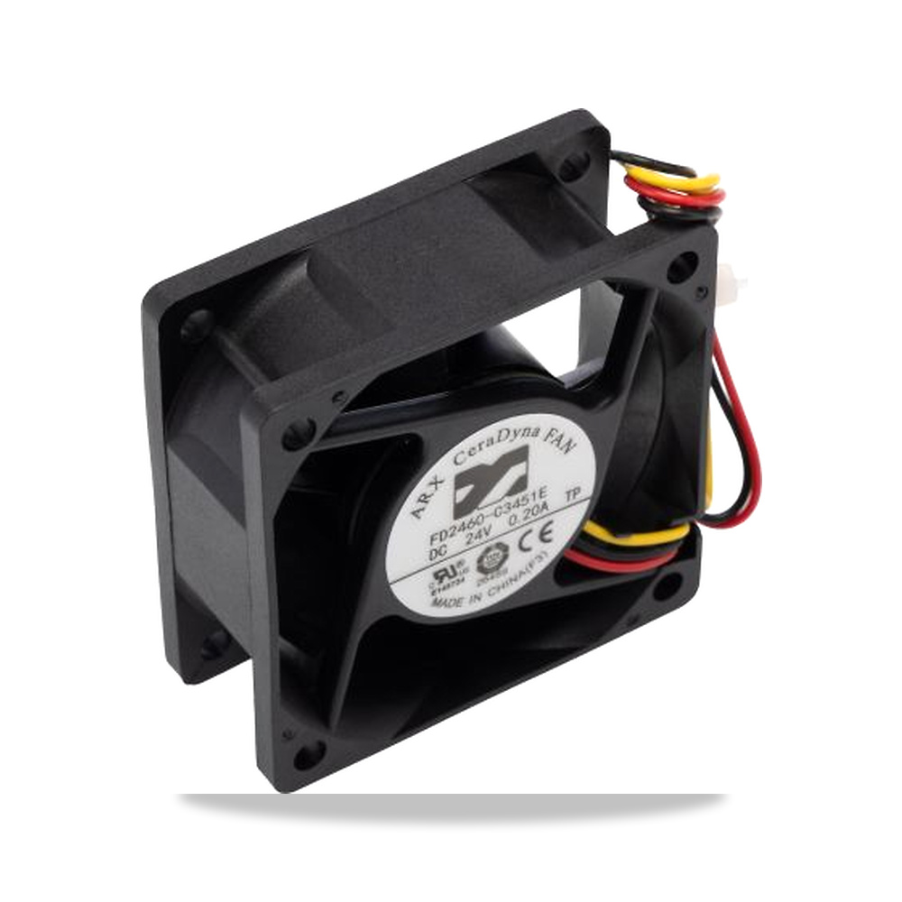 صورة منتج مروحة شفط وتبريد محورية (Axial Fan) سيراميك وخزف رمان بلي ومحمل دوران 24 فولت 4.8 واط موديل FD2460-C3451E2AL - كود الصنف reemco-2027-0898554 - ماركة يباع من خلال reemco - توريد وتصوير حصري لشركة ريمكو القابضة السعودية