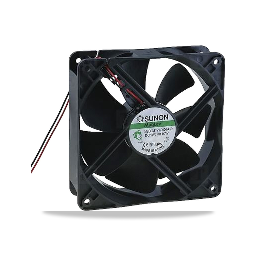 صورة منتج مروحة شفط وتبريد محورية (Axial Fan) 12 فولت 10 واط 833 مللي أمبير 120 مم 38 مم Sunon موديل MEC0381V1-000U-A99 - كود الصنف reemco-2027-0898732 - ماركة يباع من خلال reemco - توريد وتصوير حصري لشركة ريمكو القابضة السعودية