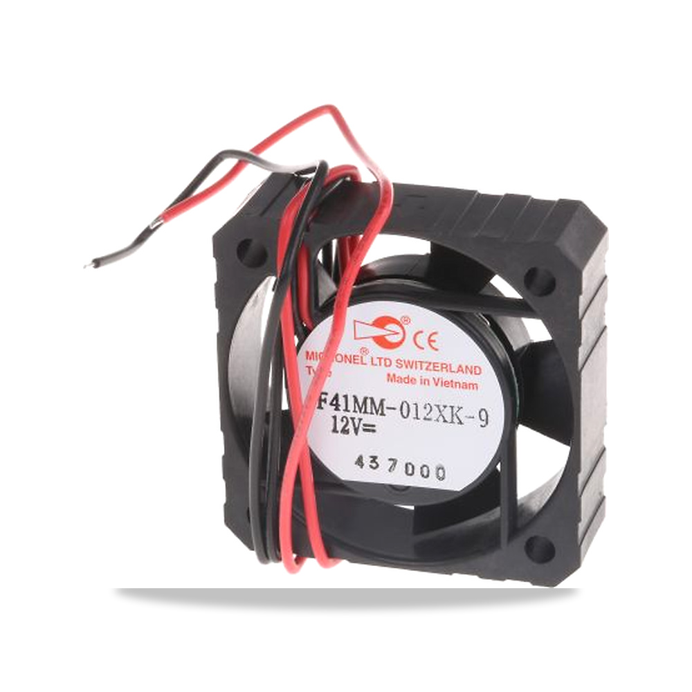 صورة منتج مروحة شفط وتبريد محورية (Axial Fan) 12 فولت 80 مللي أمبير 41 مم 12 مم Micronel موديل F41MM-012XK-9 - كود الصنف reemco-2027-0899043 - ماركة يباع من خلال reemco - توريد وتصوير حصري لشركة ريمكو القابضة السعودية