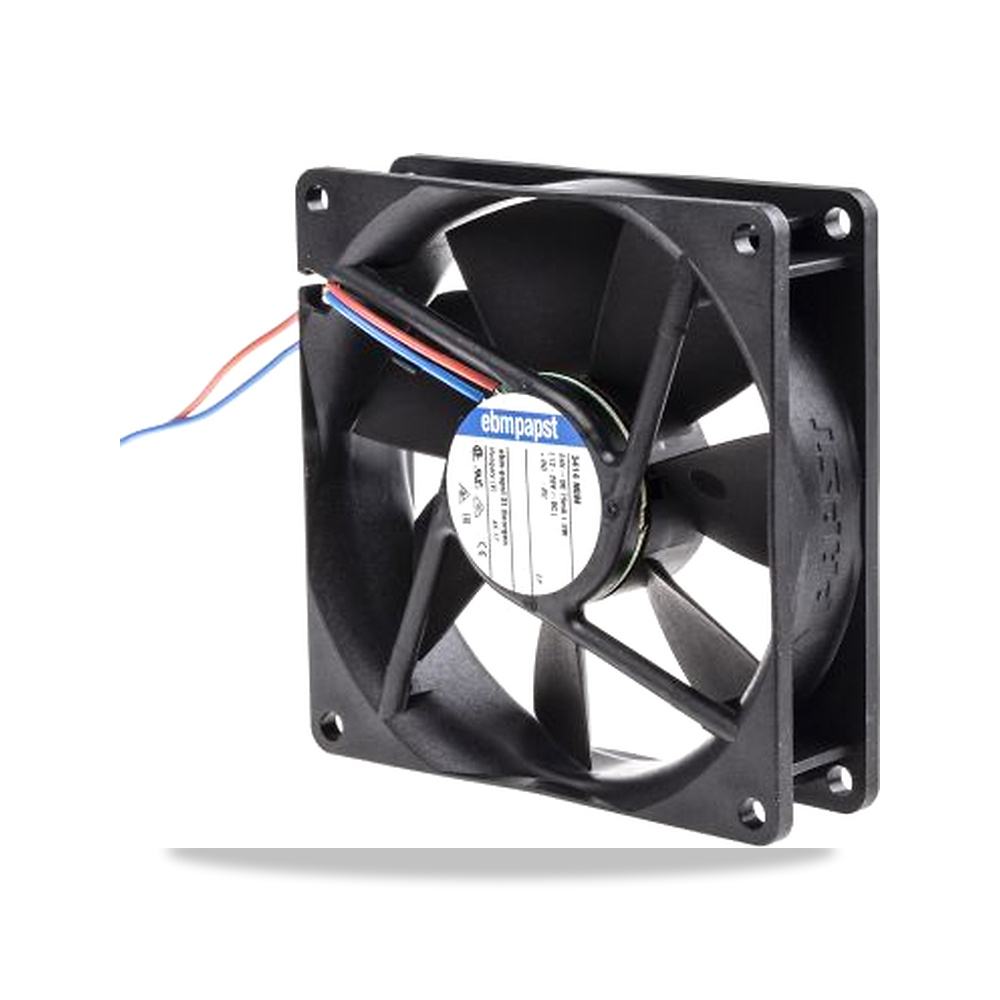 صورة منتج مروحة شفط وتبريد محورية (Axial Fan) رمان بلي ومحمل دوران 24 فولت 1.8 واط 75 مللي أمبير 92 مم موديل 3414NGM - كود الصنف reemco-2027-0901800 - ماركة يباع من خلال reemco - توريد وتصوير حصري لشركة ريمكو القابضة السعودية