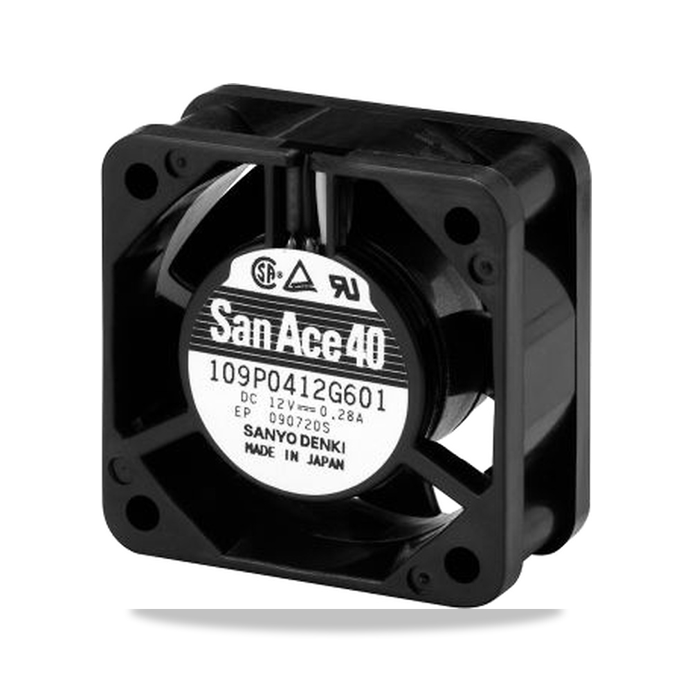 صورة منتج مروحة شفط وتبريد محورية (Axial Fan) بلاستيك 12 فولت 6.6 واط 550 مللي أمبير 28 مم 40 مم موديل 109P0412K3023 - كود الصنف reemco-2027-0901939 - ماركة يباع من خلال reemco - توريد وتصوير حصري لشركة ريمكو القابضة السعودية