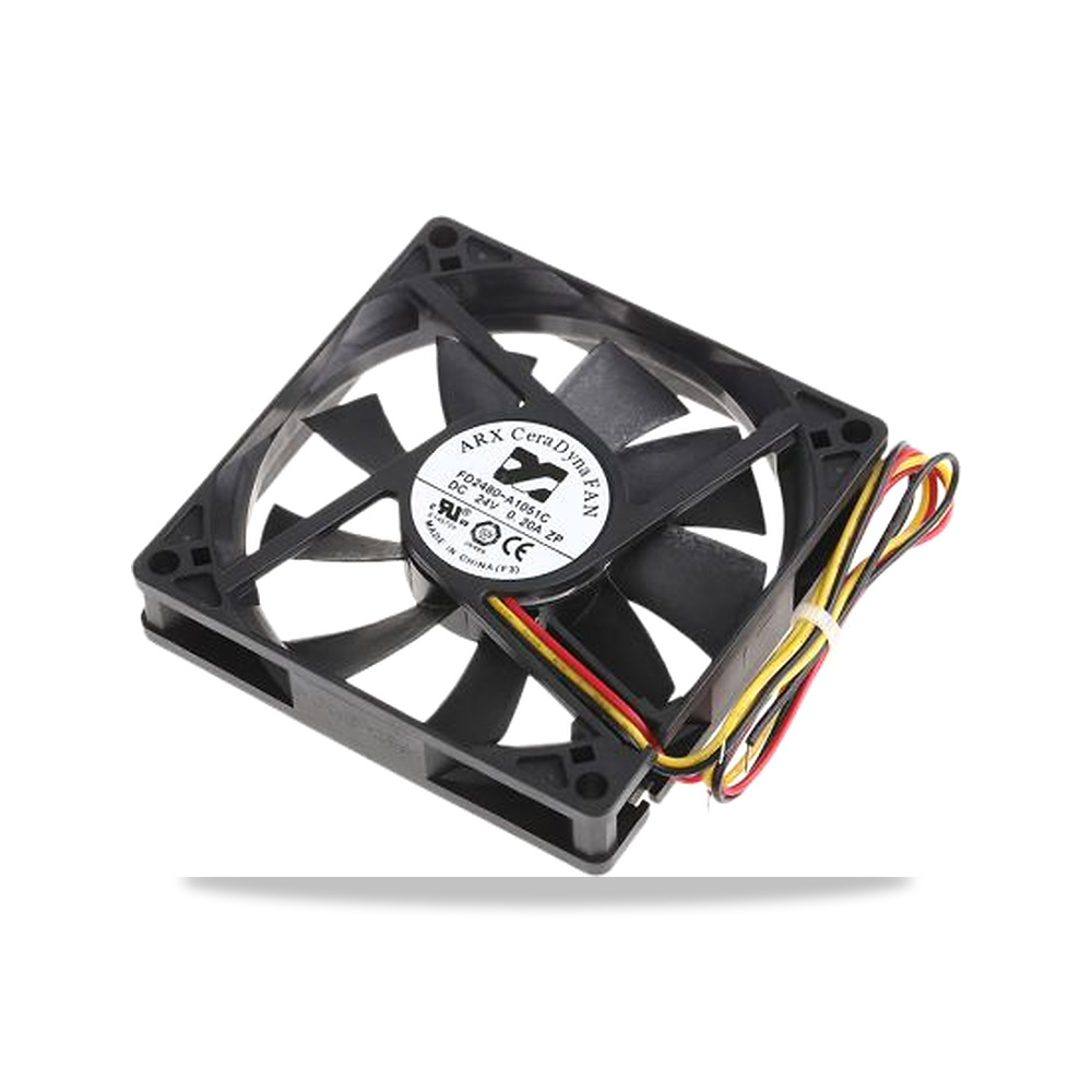 صورة منتج مروحة شفط وتبريد محورية (Axial Fan) سيراميك وخزف رمان بلي ومحمل دوران 24 فولت 3.84 موديل FD2480-A1051C2AL - كود الصنف reemco-2027-0902301 - ماركة يباع من خلال reemco - توريد وتصوير حصري لشركة ريمكو القابضة السعودية