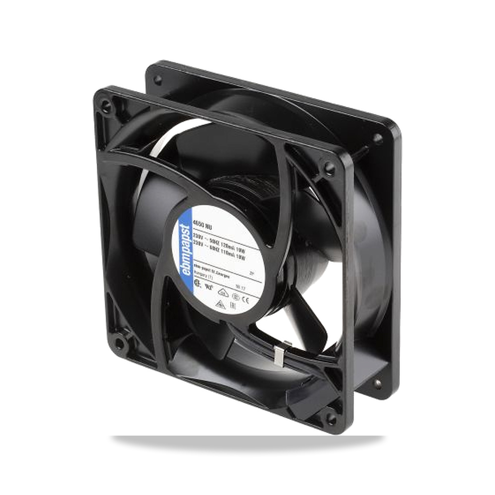 صورة منتج مروحة شفط وتبريد محورية (Axial Fan) 230 فولت 19 واط 82 مللي أمبير 119 مم 38 مم ebm-papst موديل 4650NU - كود الصنف reemco-2027-0902781 - ماركة يباع من خلال reemco - توريد وتصوير حصري لشركة ريمكو القابضة السعودية
