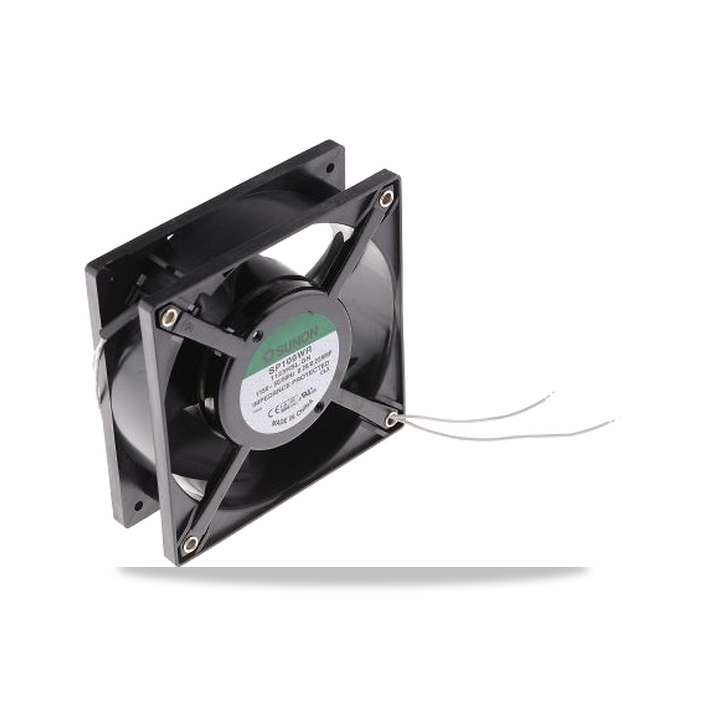 صورة منتج مروحة شفط وتبريد محورية (Axial Fan) رمان بلي ومحمل دوران 115 فولت 20 واط 220 مللي موديل SP109WR-1123HSL.GN - كود الصنف reemco-2027-0903960 - ماركة يباع من خلال reemco - توريد وتصوير حصري لشركة ريمكو القابضة السعودية