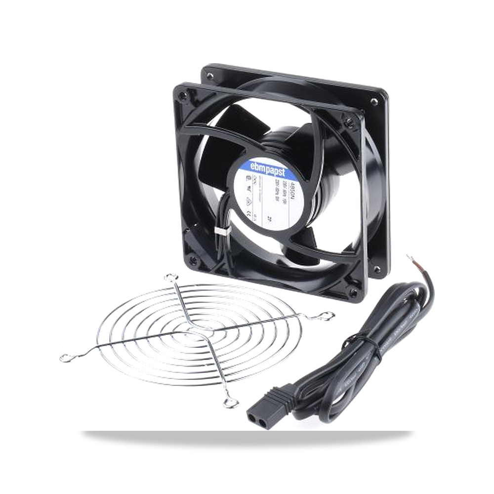 صورة منتج مروحة شفط وتبريد محورية (Axial Fan) مروحة تهوية وتبريد 230 فولت 10 واط 119 مم 38 مم IP20 ebm-papst موديل 4850N-KR0 - كود الصنف reemco-2027-0906396 - ماركة يباع من خلال reemco - توريد وتصوير حصري لشركة ريمكو القابضة السعودية