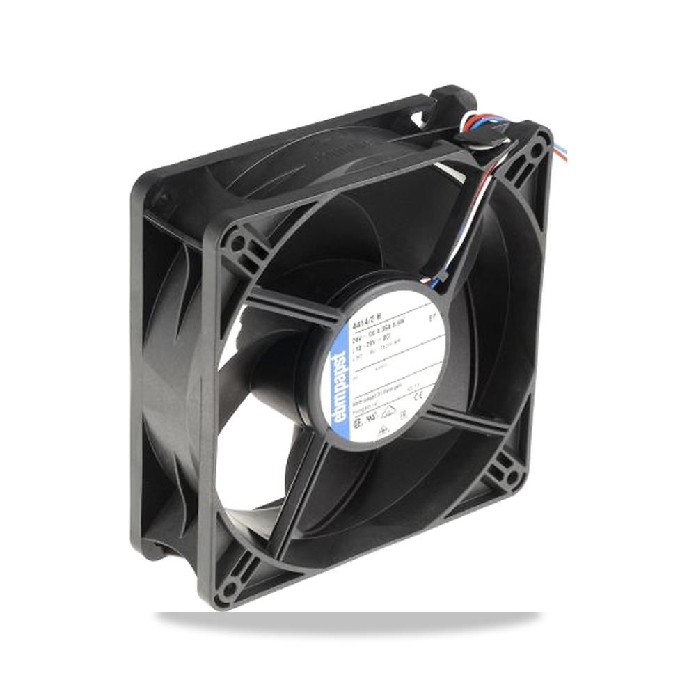 صورة منتج مروحة شفط وتبريد محورية (Axial Fan) 24 فولت 8.6 واط 119 مم 38 مم ebm-papst موديل 4414/2H - كود الصنف reemco-2027-0907437 - ماركة يباع من خلال reemco - توريد وتصوير حصري لشركة ريمكو القابضة السعودية