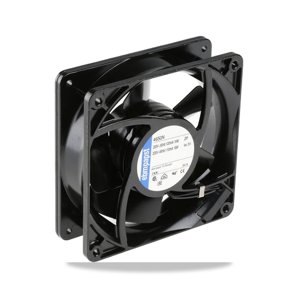 صورة منتج مروحة شفط وتبريد محورية (Axial Fan) 230 فولت 19 واط 119 مم 38 مم IP20 ebm-papst موديل 4650N-KR0 - كود الصنف reemco-2027-0907647 - ماركة يباع من خلال reemco - توريد وتصوير حصري لشركة ريمكو القابضة السعودية