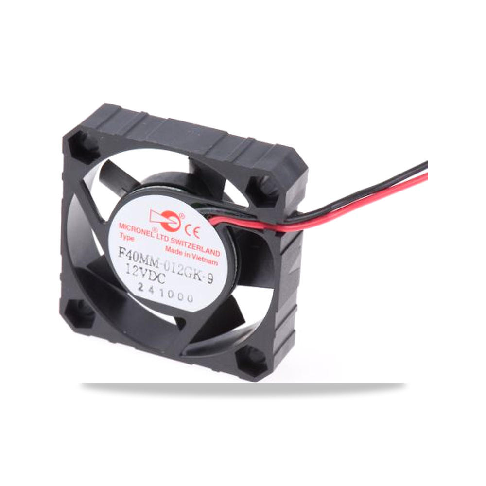 صورة منتج مروحة شفط وتبريد محورية (Axial Fan) 12 فولت 80 مللي أمبير 40 مم 10 مم Micronel موديل F40MM-012GK-9 - كود الصنف reemco-2027-0908485 - ماركة يباع من خلال reemco - توريد وتصوير حصري لشركة ريمكو القابضة السعودية