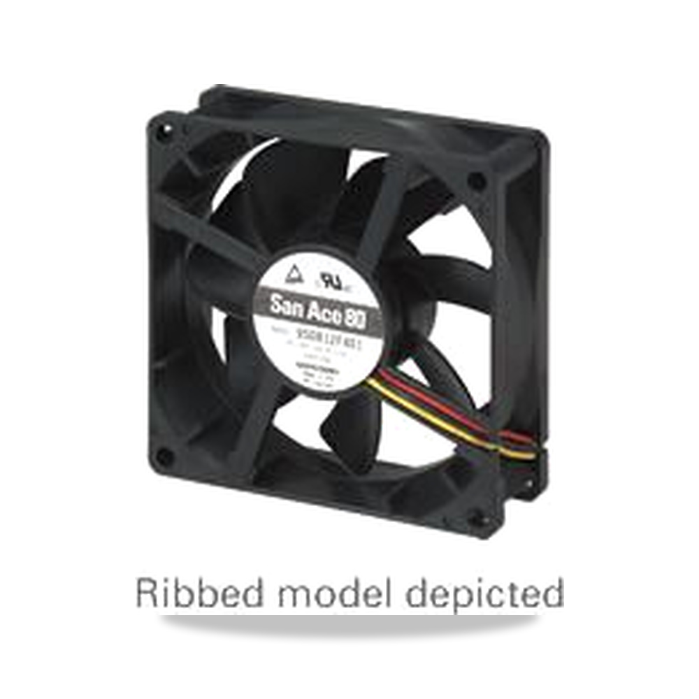 صورة منتج مروحة شفط وتبريد محورية (Axial Fan) 12 فولت 80 مللي أمبير 25 مم 80 مم IP68 Sanyo Denki موديل 9S0812M4011 - كود الصنف reemco-2027-0910479 - ماركة يباع من خلال reemco - توريد وتصوير حصري لشركة ريمكو القابضة السعودية