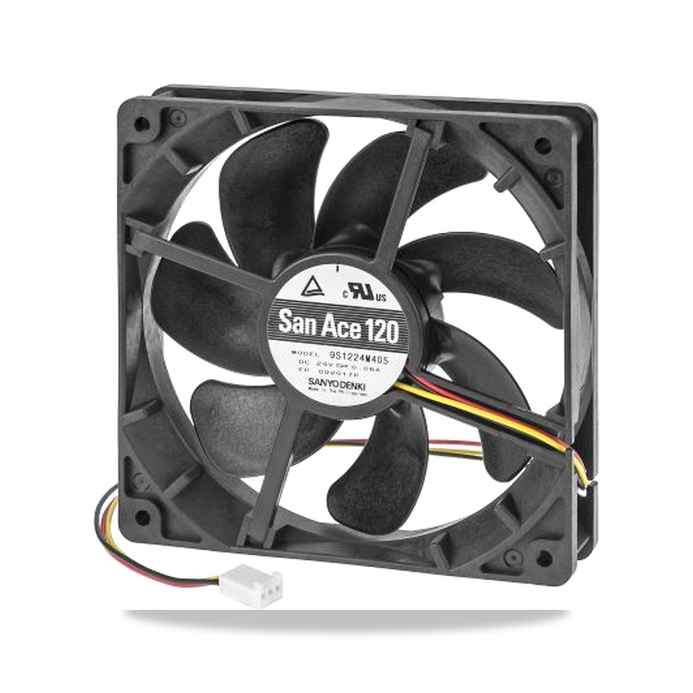 صورة منتج مروحة شفط وتبريد محورية (Axial Fan) بلاستيك عزل حراري وصوتي 24 فولت 1.44 واط 60 مللي أمبير موديل 9S1224M405 - كود الصنف reemco-2027-0912403 - ماركة يباع من خلال reemco - توريد وتصوير حصري لشركة ريمكو القابضة السعودية