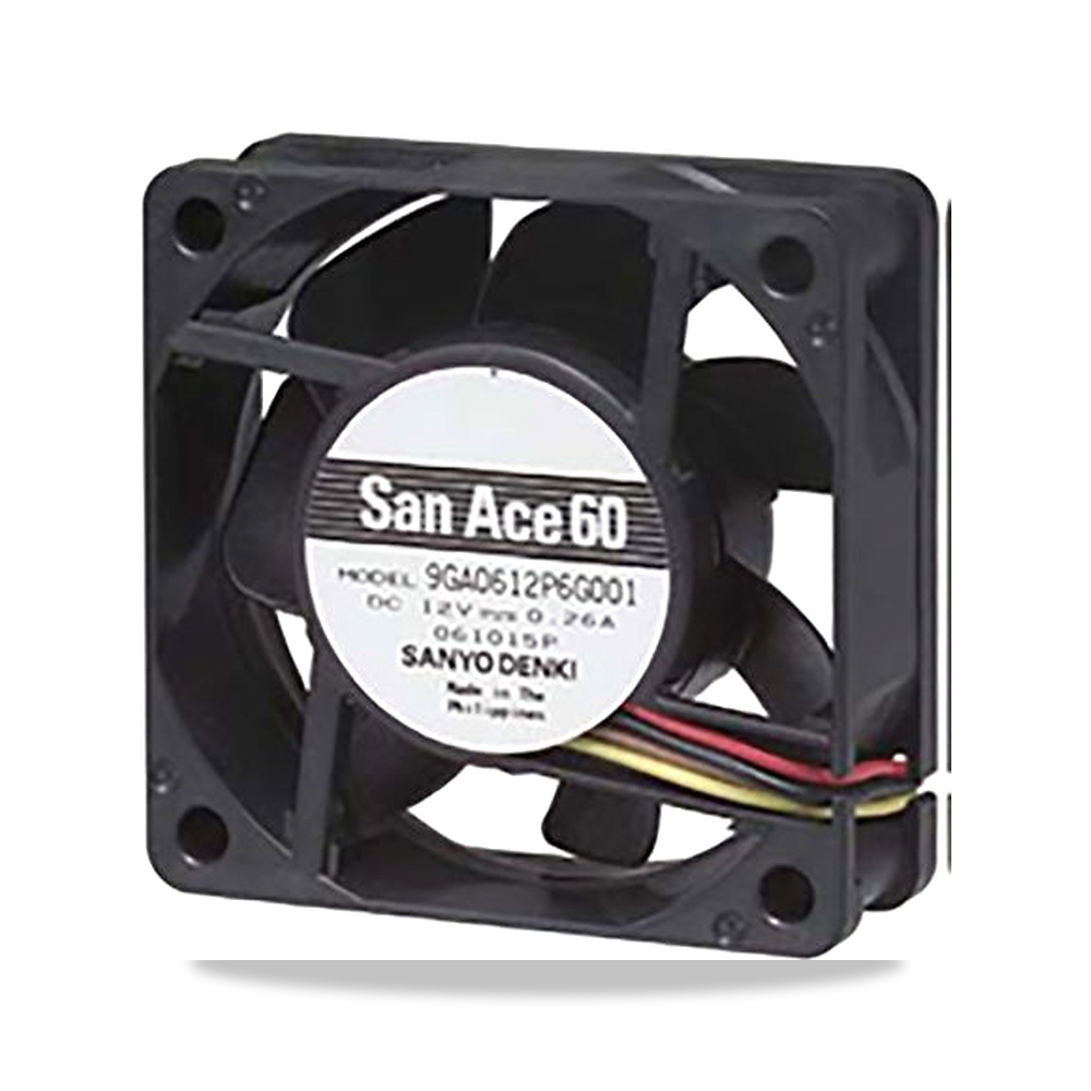 صورة منتج مروحة شفط وتبريد محورية (Axial Fan) 24 فولت 40 مللي أمبير 60 مم 20 مم IP68 Sanyo Denki موديل 9GA0624H6001 - كود الصنف reemco-2027-0915039 - ماركة يباع من خلال reemco - توريد وتصوير حصري لشركة ريمكو القابضة السعودية