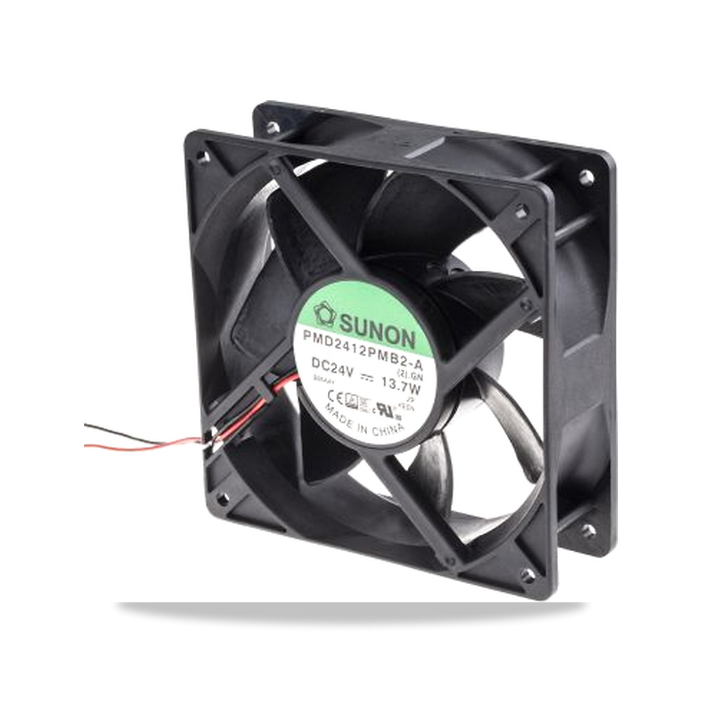 صورة منتج مروحة شفط وتبريد محورية (Axial Fan) 24 فولت 13.7 واط 570 مللي أمبير 120 مم 38 مم Sunon موديل PMD2412PMB2-A (2).GN - كود الصنف reemco-2027-0916501 - ماركة يباع من خلال reemco - توريد وتصوير حصري لشركة ريمكو القابضة السعودية