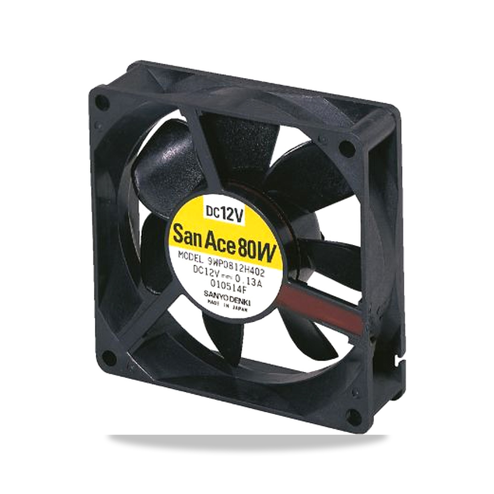 صورة منتج مروحة شفط وتبريد محورية (Axial Fan) 12 فولت 1.68 واط 140 مللي أمبير 92 مم 25 مم Sanyo Denki موديل 9WP0912F401 - كود الصنف reemco-2027-0918671 - ماركة يباع من خلال reemco - توريد وتصوير حصري لشركة ريمكو القابضة السعودية