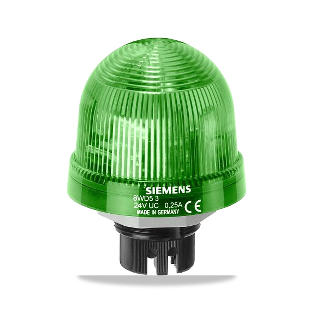 صورة منتج لمبة ومصدر إنارة أخضر لمبة إضاءة 230 فولت IP65 70 مم Siemens موديل 8WD5300-1AC - كود الصنف reemco-2027-0921175 - ماركة يباع من خلال reemco - توريد وتصوير حصري لشركة ريمكو القابضة السعودية