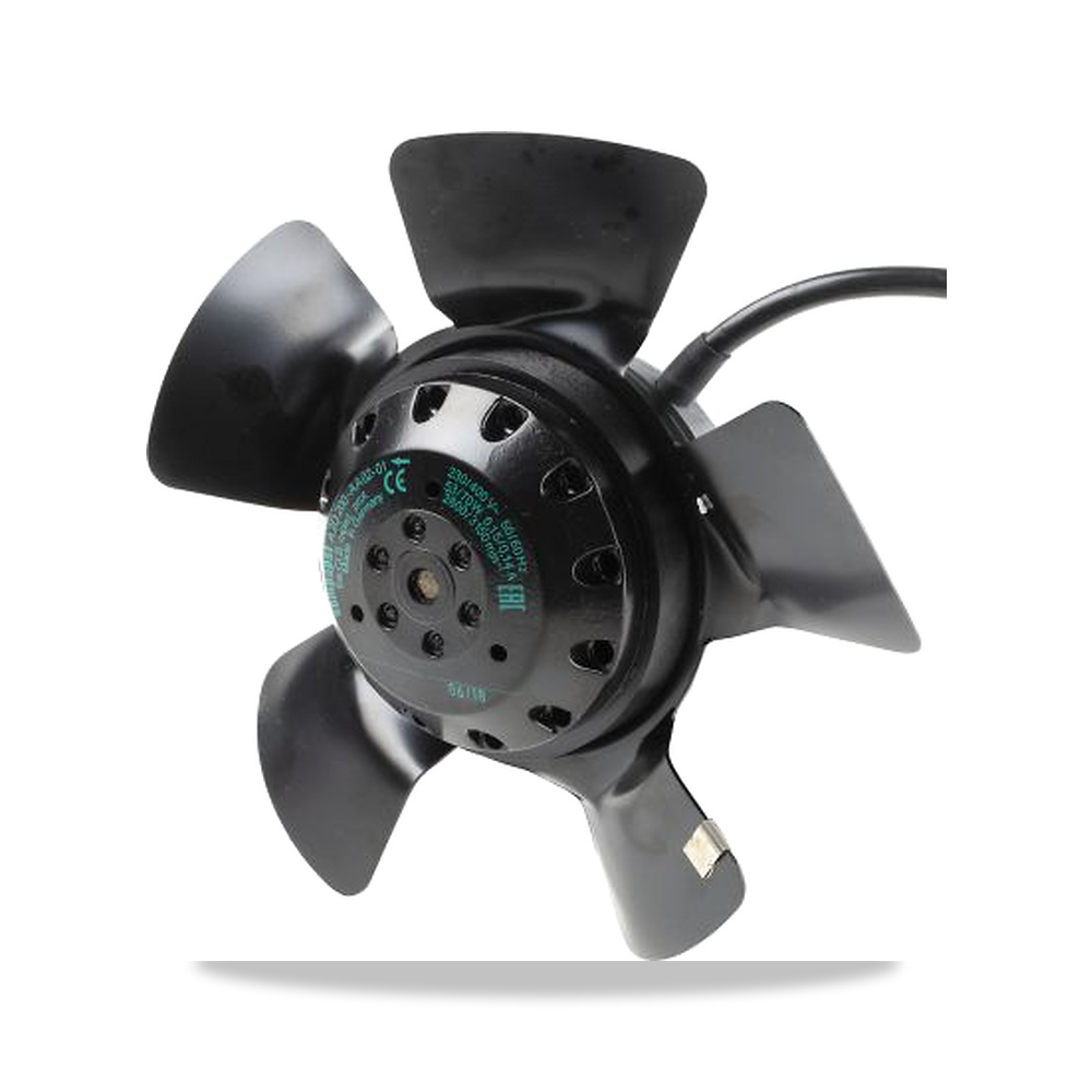 صورة منتج مروحة شفط وتبريد محورية (Axial Fan) 230 فولت 400 فولت 70 واط 260 مللي أمبير 195 مم ebm-papst موديل A2D200-AA02-01 - كود الصنف reemco-2027-0921568 - ماركة يباع من خلال reemco - توريد وتصوير حصري لشركة ريمكو القابضة السعودية