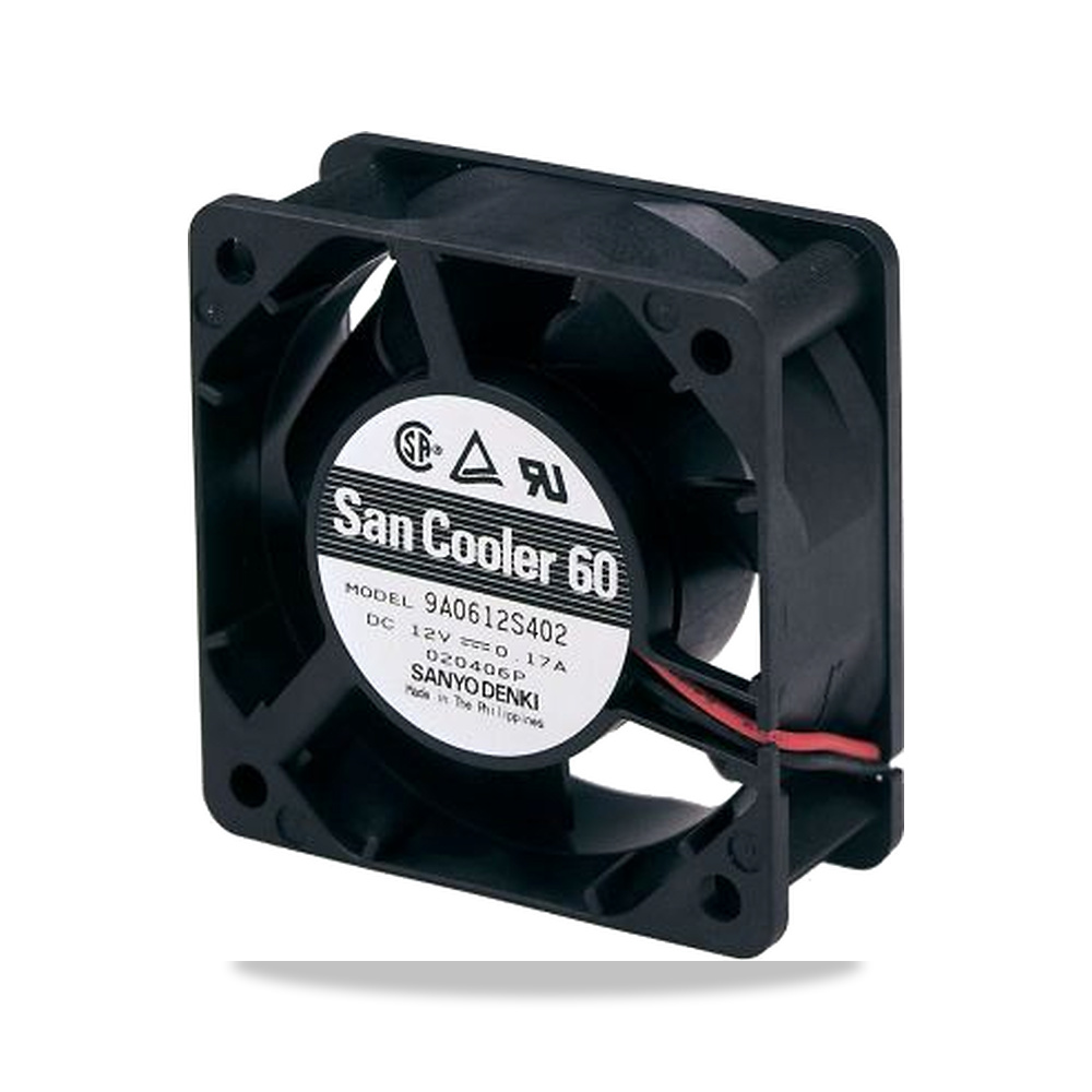 صورة منتج مروحة شفط وتبريد محورية (Axial Fan) 24 فولت 1.44 واط 60 مللي أمبير 9 أمبير 25 مم Sanyo Denki موديل 9A0624H402 - كود الصنف reemco-2027-0921827 - ماركة يباع من خلال reemco - توريد وتصوير حصري لشركة ريمكو القابضة السعودية