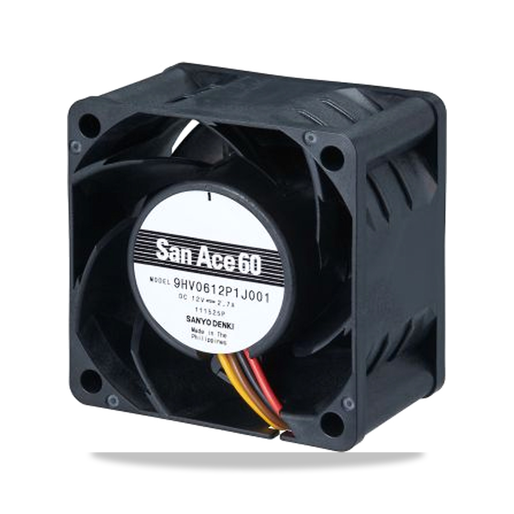 صورة منتج مروحة شفط وتبريد محورية (Axial Fan) 12 فولت 32.4 واط 2.7 أمبير 60 مم 38 مم Sanyo Denki موديل 9HV0612P1J0011 - كود الصنف reemco-2027-0921830 - ماركة يباع من خلال reemco - توريد وتصوير حصري لشركة ريمكو القابضة السعودية