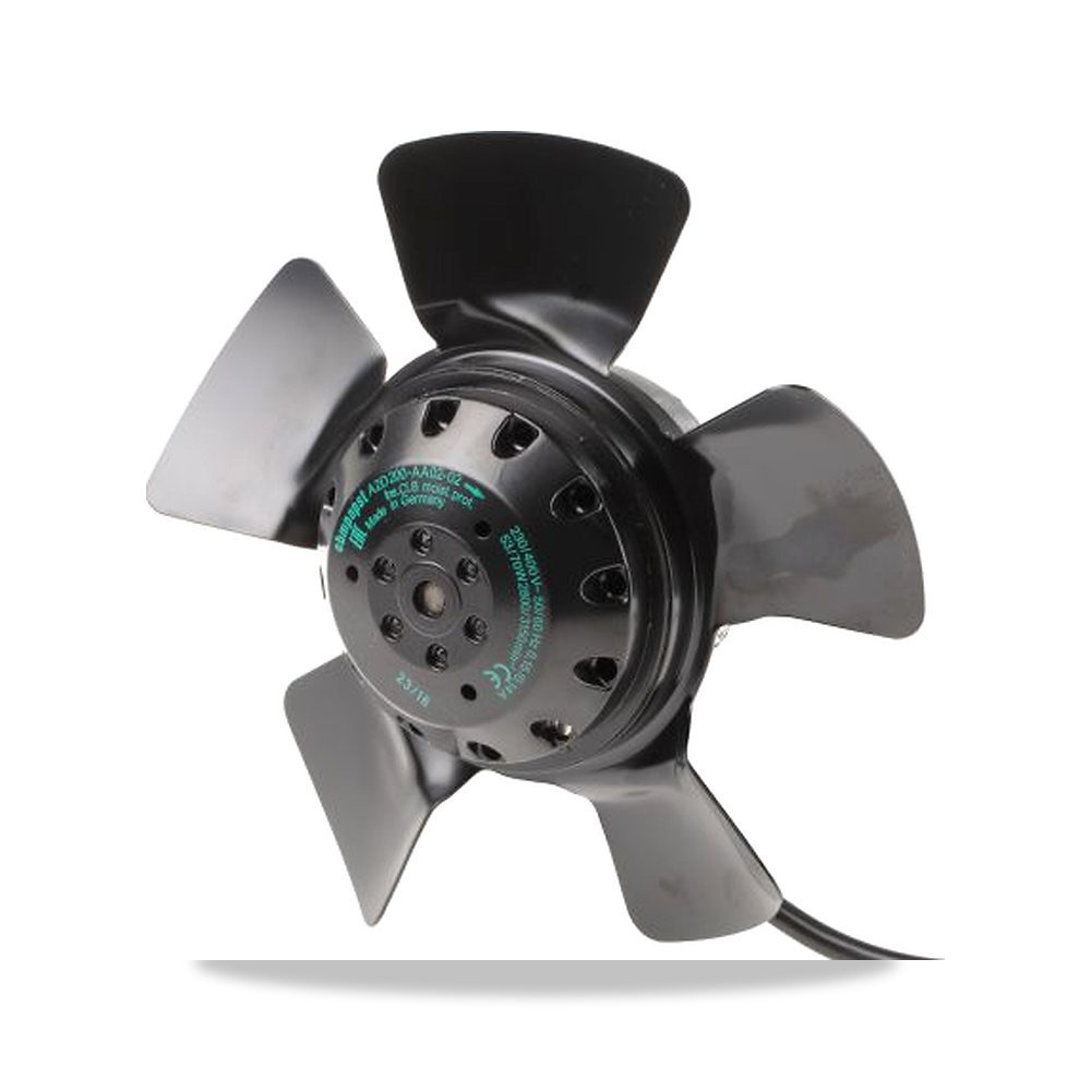 صورة منتج مروحة شفط وتبريد محورية (Axial Fan) 230 فولت 400 فولت 70 واط 260 مللي أمبير 195 مم ebm-papst موديل A2D200-AA02-02 - كود الصنف reemco-2027-0925323 - ماركة يباع من خلال reemco - توريد وتصوير حصري لشركة ريمكو القابضة السعودية