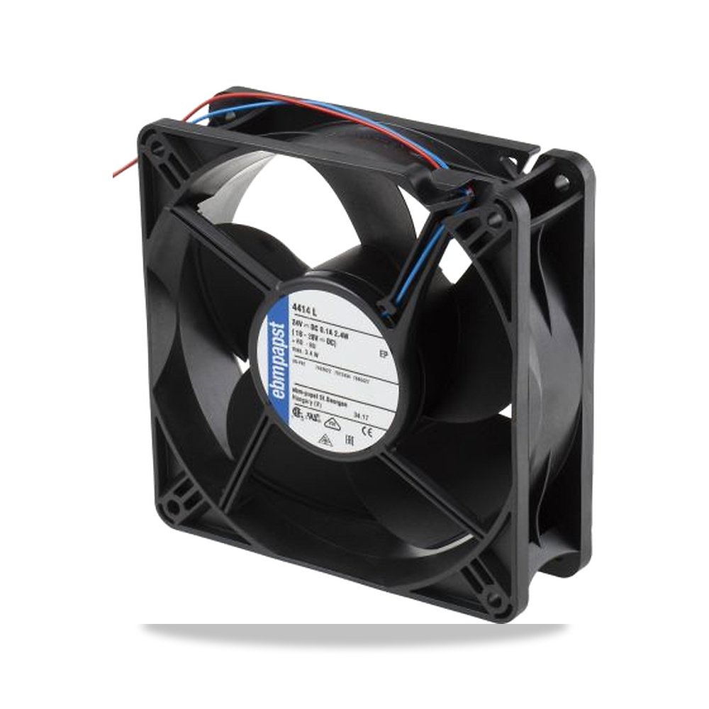 صورة منتج مروحة شفط وتبريد محورية (Axial Fan) 24 فولت 2.4 واط 100 مللي أمبير 119 مم 38 مم ebm-papst موديل 4414L - كود الصنف reemco-2027-0925592 - ماركة يباع من خلال reemco - توريد وتصوير حصري لشركة ريمكو القابضة السعودية
