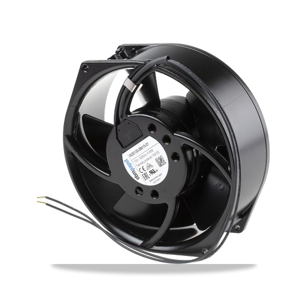 صورة منتج مروحة شفط وتبريد محورية (Axial Fan) 115 فولت 47 واط 980 مللي أمبير 150 مم 55 مم ebm-papst موديل W2S130-BM15-01 - كود الصنف reemco-2027-0925596 - ماركة يباع من خلال reemco - توريد وتصوير حصري لشركة ريمكو القابضة السعودية