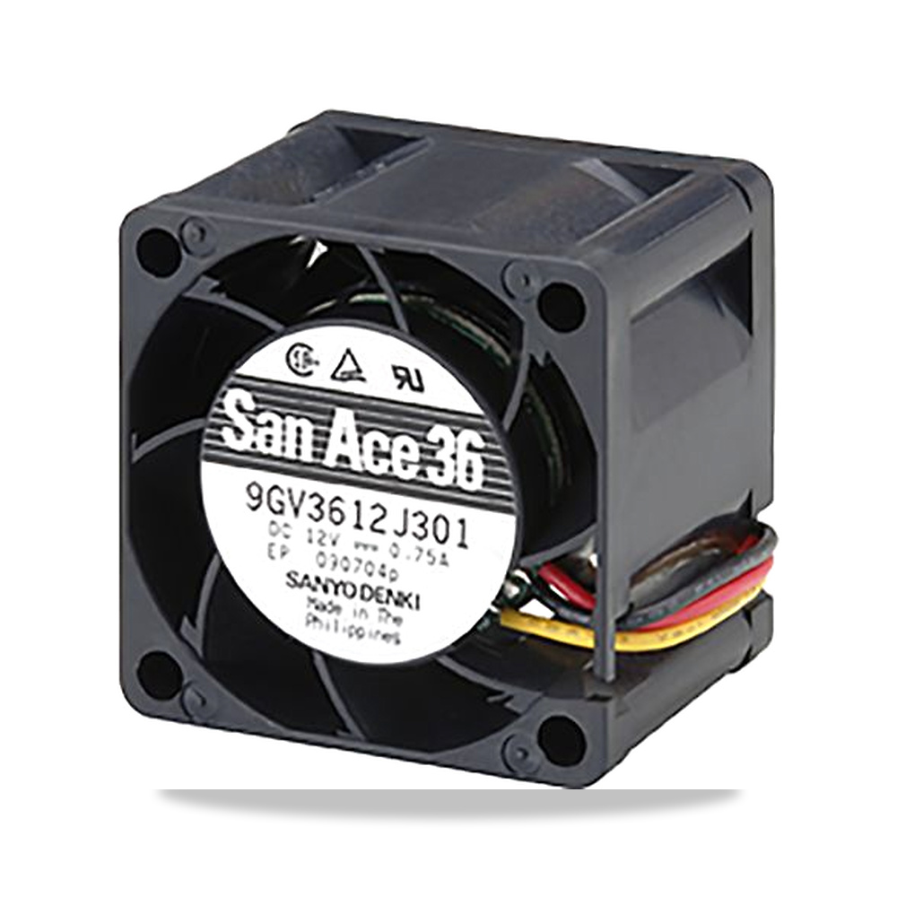 صورة منتج مروحة شفط وتبريد محورية (Axial Fan) 12 فولت 9 واط 340 مللي أمبير 36 مم 28 مم Sanyo Denki موديل 9GV3612P3G03 - كود الصنف reemco-2027-0929166 - ماركة يباع من خلال reemco - توريد وتصوير حصري لشركة ريمكو القابضة السعودية