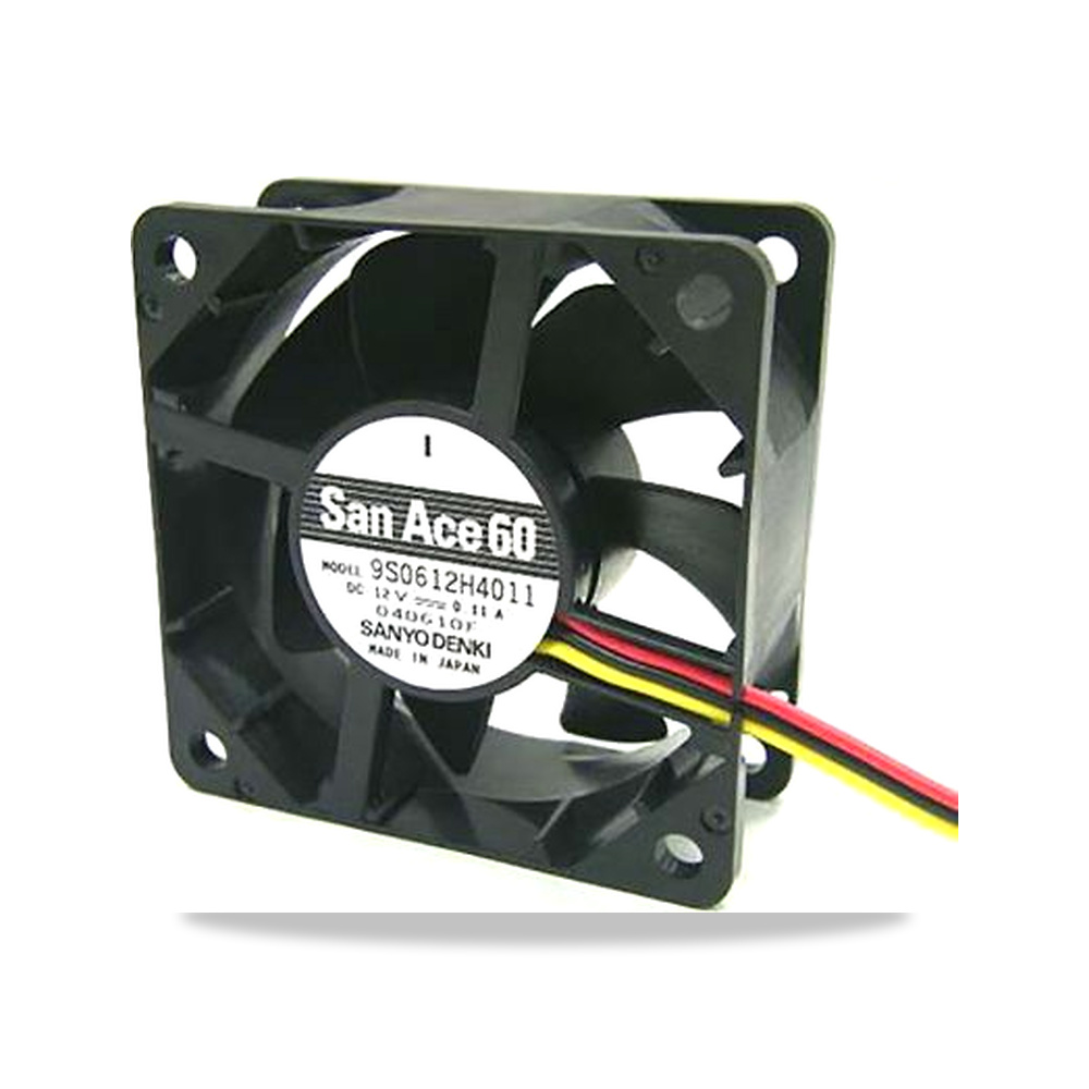 صورة منتج مروحة شفط وتبريد محورية (Axial Fan) 12 فولت 2.4 واط 200 مللي أمبير 60 مم 25 مم Sanyo Denki موديل 9S0612S401 - كود الصنف reemco-2027-0929167 - ماركة يباع من خلال reemco - توريد وتصوير حصري لشركة ريمكو القابضة السعودية