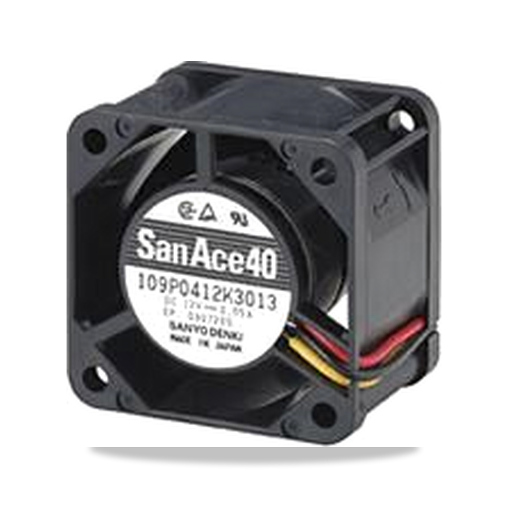 صورة منتج مروحة شفط وتبريد محورية (Axial Fan) 24 فولت 2.28 واط 90 مللي أمبير 28 مم 40 مم Sanyo Denki موديل 109P0424H3013 - كود الصنف reemco-2027-0929169 - ماركة يباع من خلال reemco - توريد وتصوير حصري لشركة ريمكو القابضة السعودية
