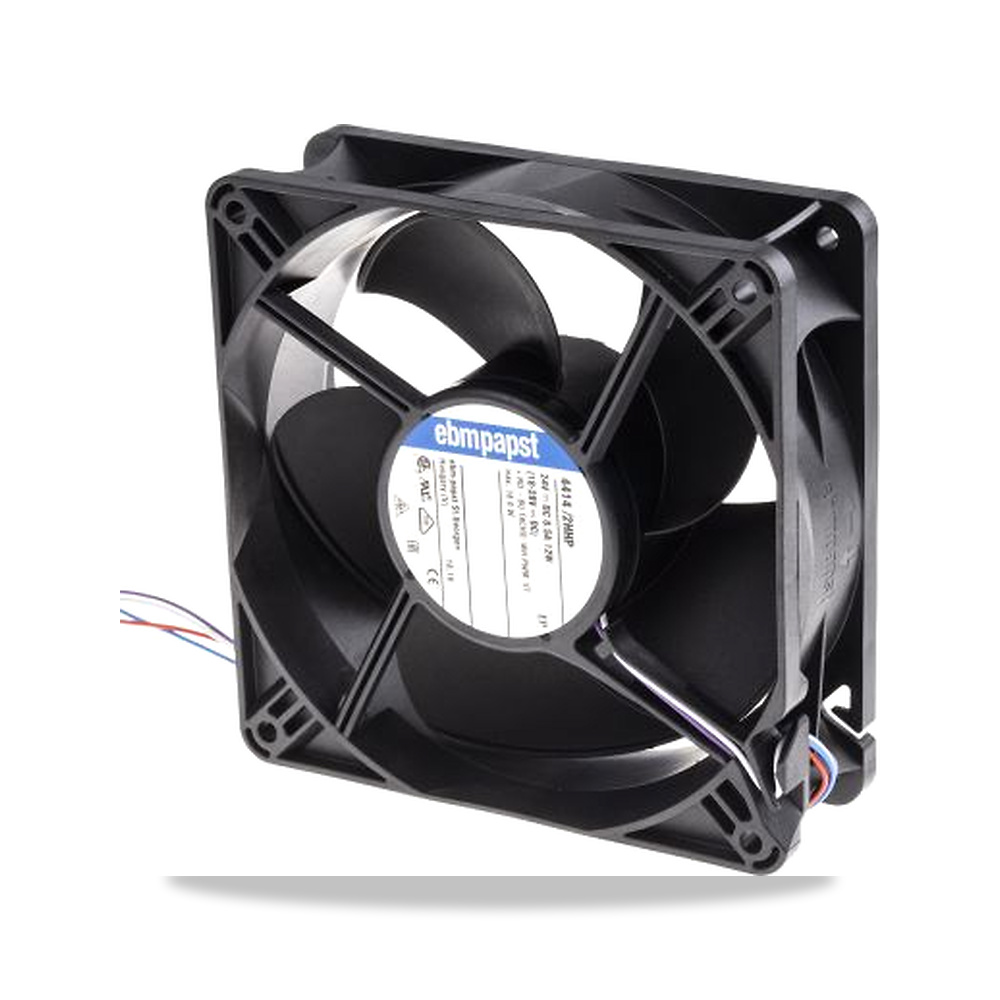 صورة منتج مروحة شفط وتبريد محورية (Axial Fan) 24 فولت 12 واط 119 مم 38 مم ebm-papst موديل 4414/2HHP - كود الصنف reemco-2027-0930498 - ماركة يباع من خلال reemco - توريد وتصوير حصري لشركة ريمكو القابضة السعودية