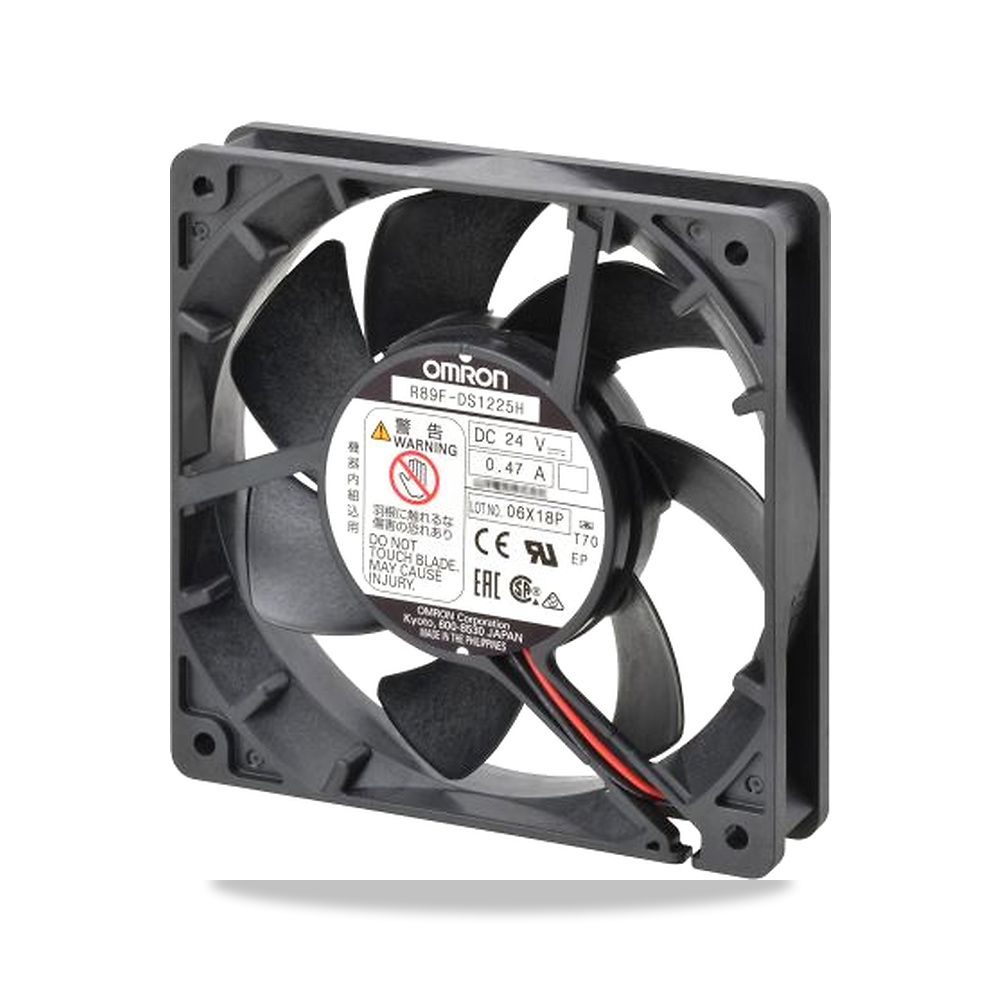 صورة منتج مروحة شفط وتبريد محورية (Axial Fan) 24 فولت 11.28 واط 470 مللي أمبير 25 مم 92 مم Omron موديل R89F-DS1225H - كود الصنف reemco-2027-0932139 - ماركة يباع من خلال reemco - توريد وتصوير حصري لشركة ريمكو القابضة السعودية