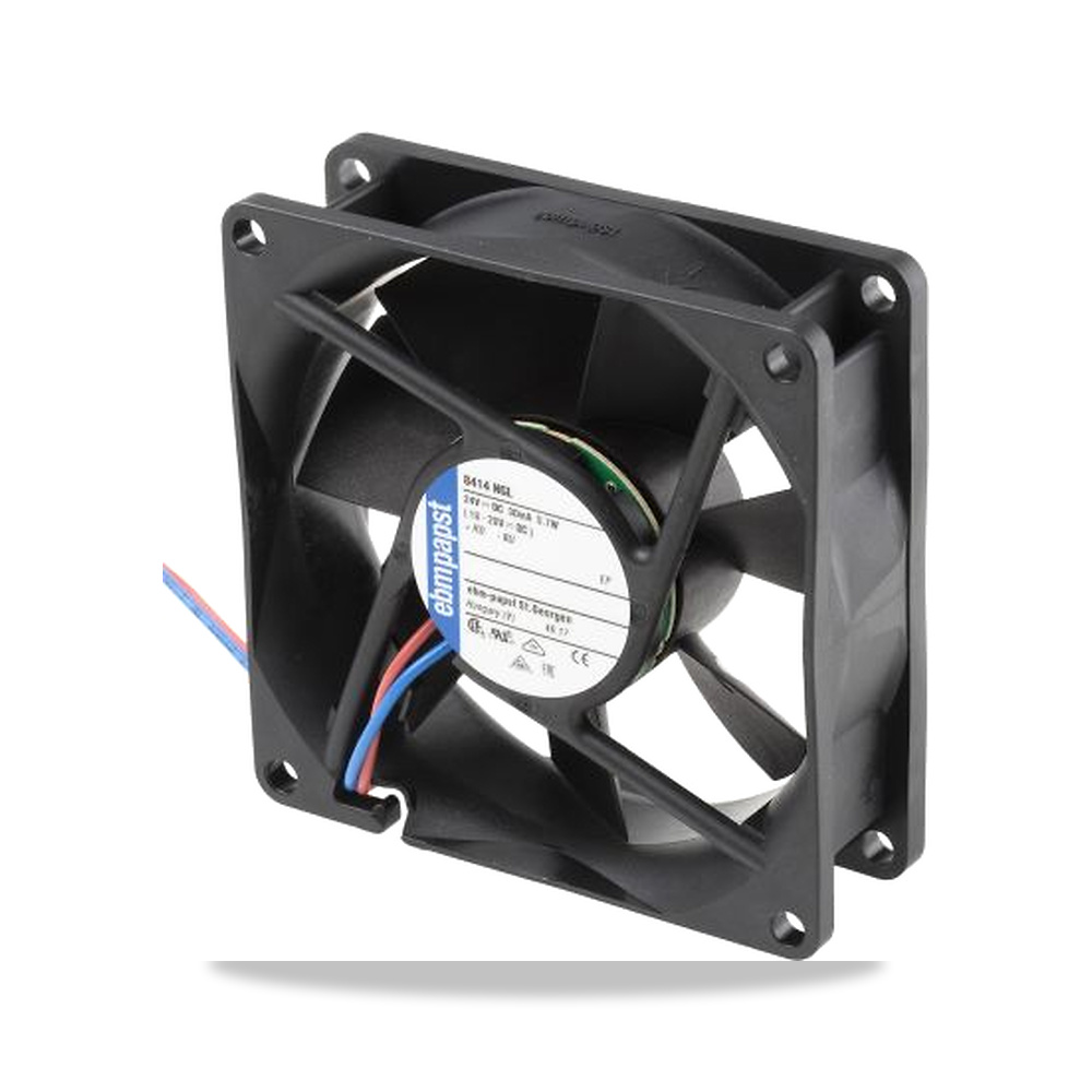 صورة منتج مروحة شفط وتبريد محورية (Axial Fan) 24 فولت 29 مللي أمبير 80 مم 25 مم IP68 ebm-papst موديل 8414NGL - كود الصنف reemco-2027-0933123 - ماركة يباع من خلال reemco - توريد وتصوير حصري لشركة ريمكو القابضة السعودية