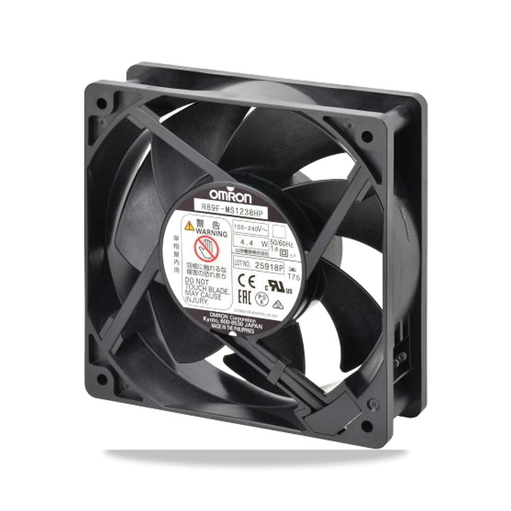 صورة منتج مروحة شفط وتبريد محورية (Axial Fan) 80 مللي أمبير 38 مم 120 مم Omron موديل R89F-MS1238HP - كود الصنف reemco-2027-0940811 - ماركة يباع من خلال reemco - توريد وتصوير حصري لشركة ريمكو القابضة السعودية