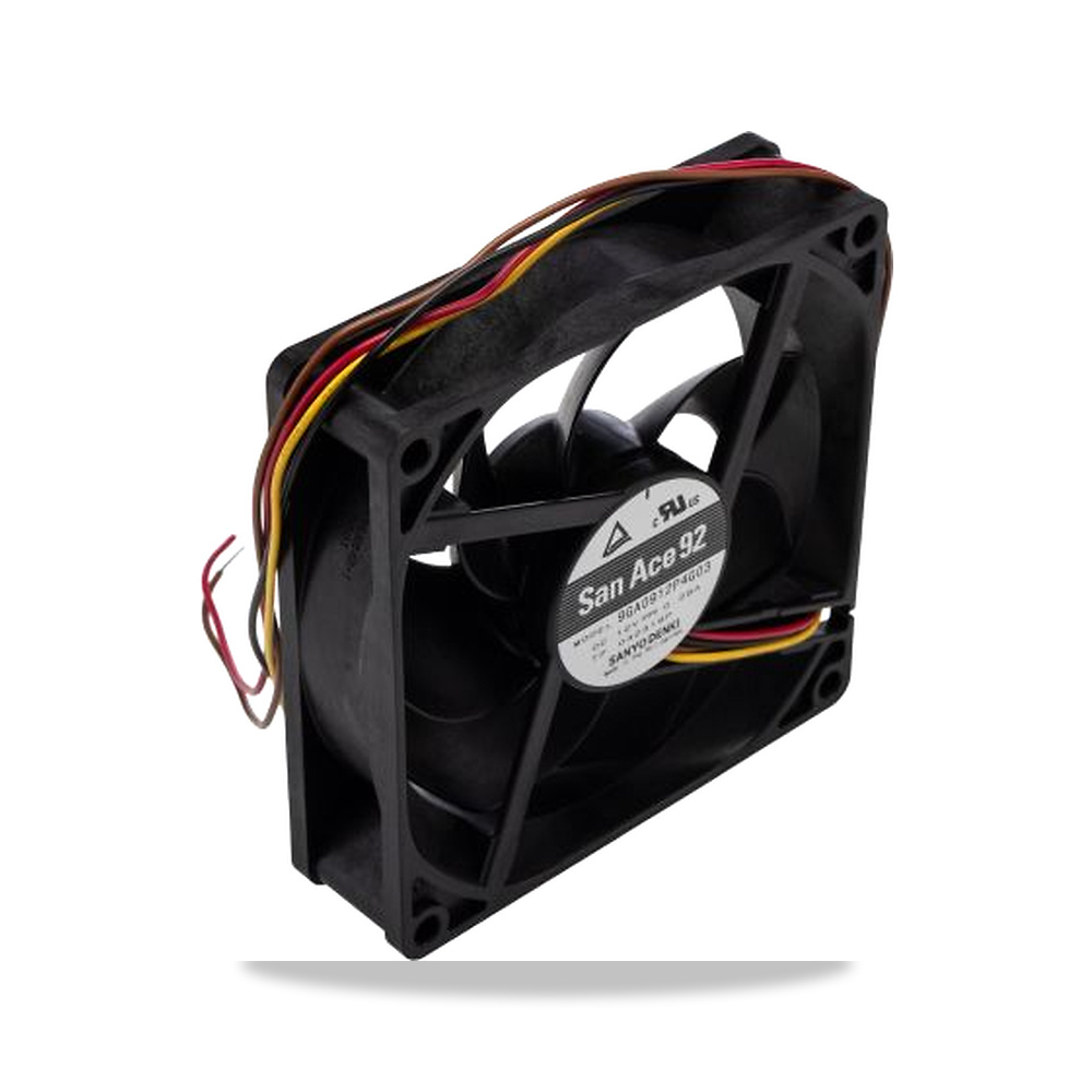 صورة منتج مروحة شفط وتبريد محورية (Axial Fan) 12 فولت 3.36 واط 280 مللي أمبير 92 مم 25 مم Sanyo Denki موديل 9GA0912P4G03 - كود الصنف reemco-2027-0942354 - ماركة يباع من خلال reemco - توريد وتصوير حصري لشركة ريمكو القابضة السعودية