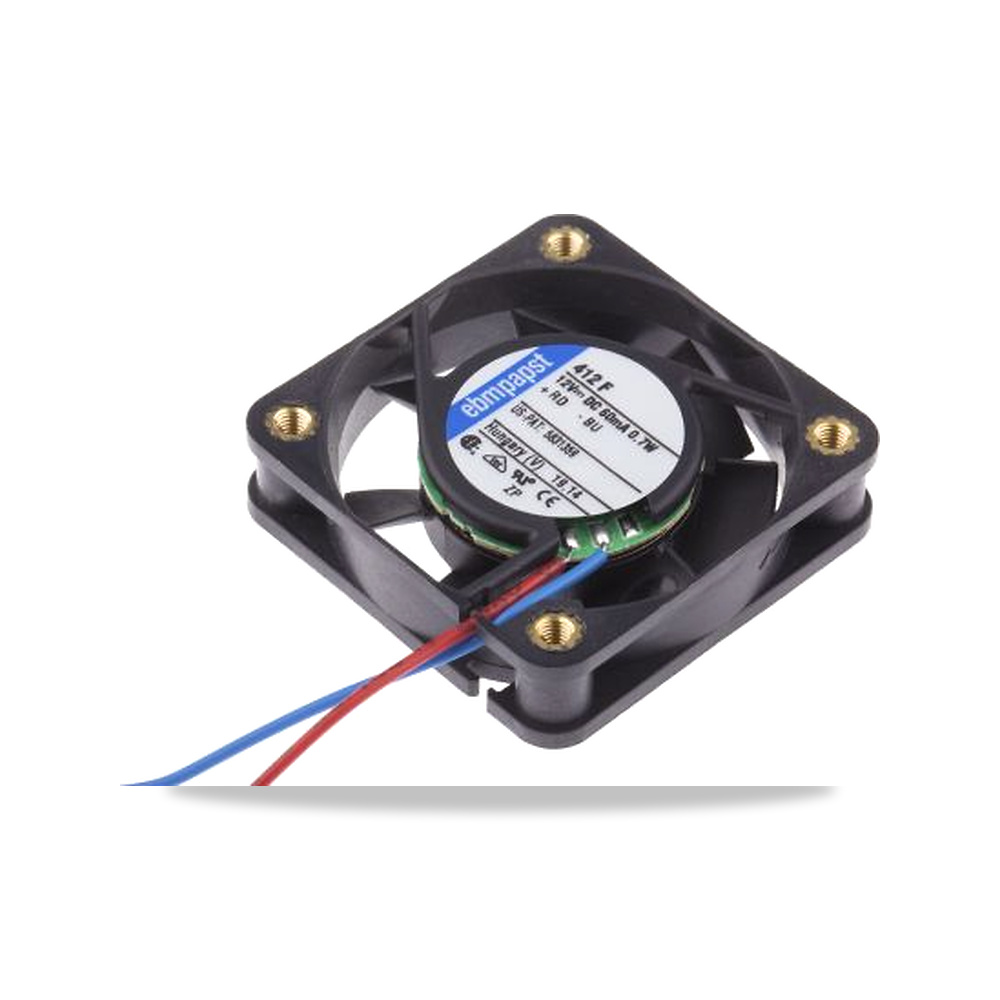 صورة منتج مروحة شفط وتبريد محورية (Axial Fan) مروحة تهوية وتبريد 12 فولت 40 مم 10 مم IP20 ebm-papst موديل 412F-RS0 - كود الصنف reemco-2027-0945660 - ماركة يباع من خلال reemco - توريد وتصوير حصري لشركة ريمكو القابضة السعودية