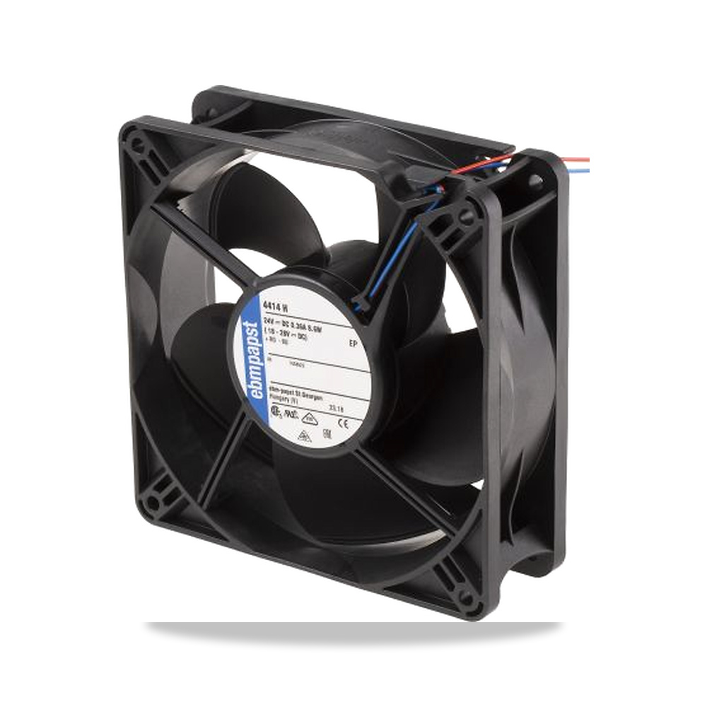 صورة منتج مروحة شفط وتبريد محورية (Axial Fan) 24 فولت 8.6 واط 119 مم 38 مم IP20 ebm-papst موديل 4414H - كود الصنف reemco-2027-0945663 - ماركة يباع من خلال reemco - توريد وتصوير حصري لشركة ريمكو القابضة السعودية