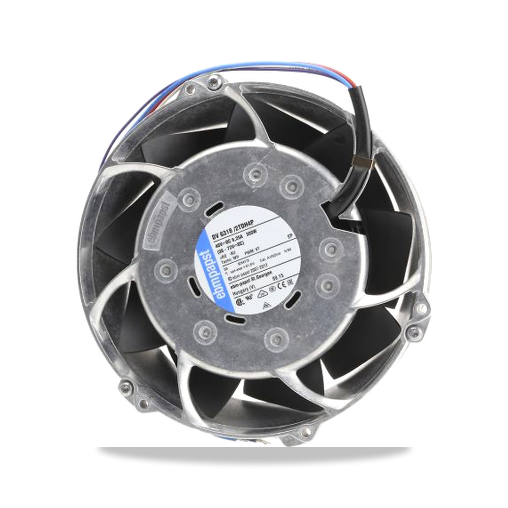 صورة منتج مروحة شفط وتبريد محورية (Axial Fan) 48 فولت 300 واط 6.25 أمبير 172 مم 51 مم ebm-papst موديل DV6318/2TDH4P - كود الصنف reemco-2027-0945678 - ماركة يباع من خلال reemco - توريد وتصوير حصري لشركة ريمكو القابضة السعودية