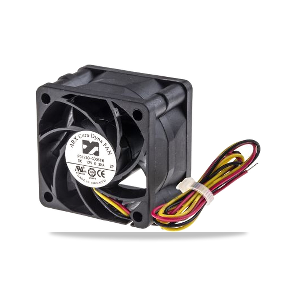 صورة منتج مروحة شفط وتبريد محورية (Axial Fan) سيراميك وخزف رمان بلي ومحمل دوران 12 فولت 3.72 موديل FD1240-C0051M2AL - كود الصنف reemco-2027-0957725 - ماركة يباع من خلال reemco - توريد وتصوير حصري لشركة ريمكو القابضة السعودية