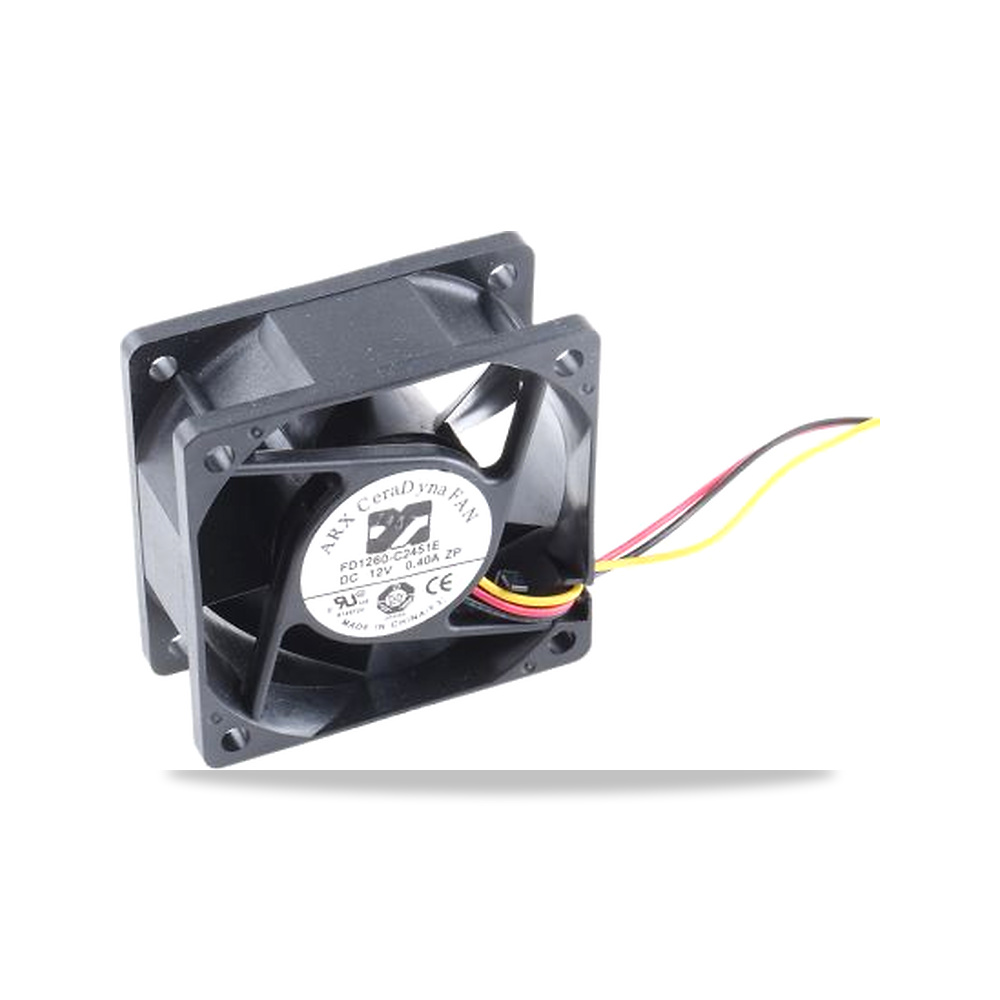 صورة منتج مروحة شفط وتبريد محورية (Axial Fan) سيراميك وخزف رمان بلي ومحمل دوران 12 فولت 3.6 واط موديل FD1260-C2451E2AL - كود الصنف reemco-2027-0957728 - ماركة يباع من خلال reemco - توريد وتصوير حصري لشركة ريمكو القابضة السعودية