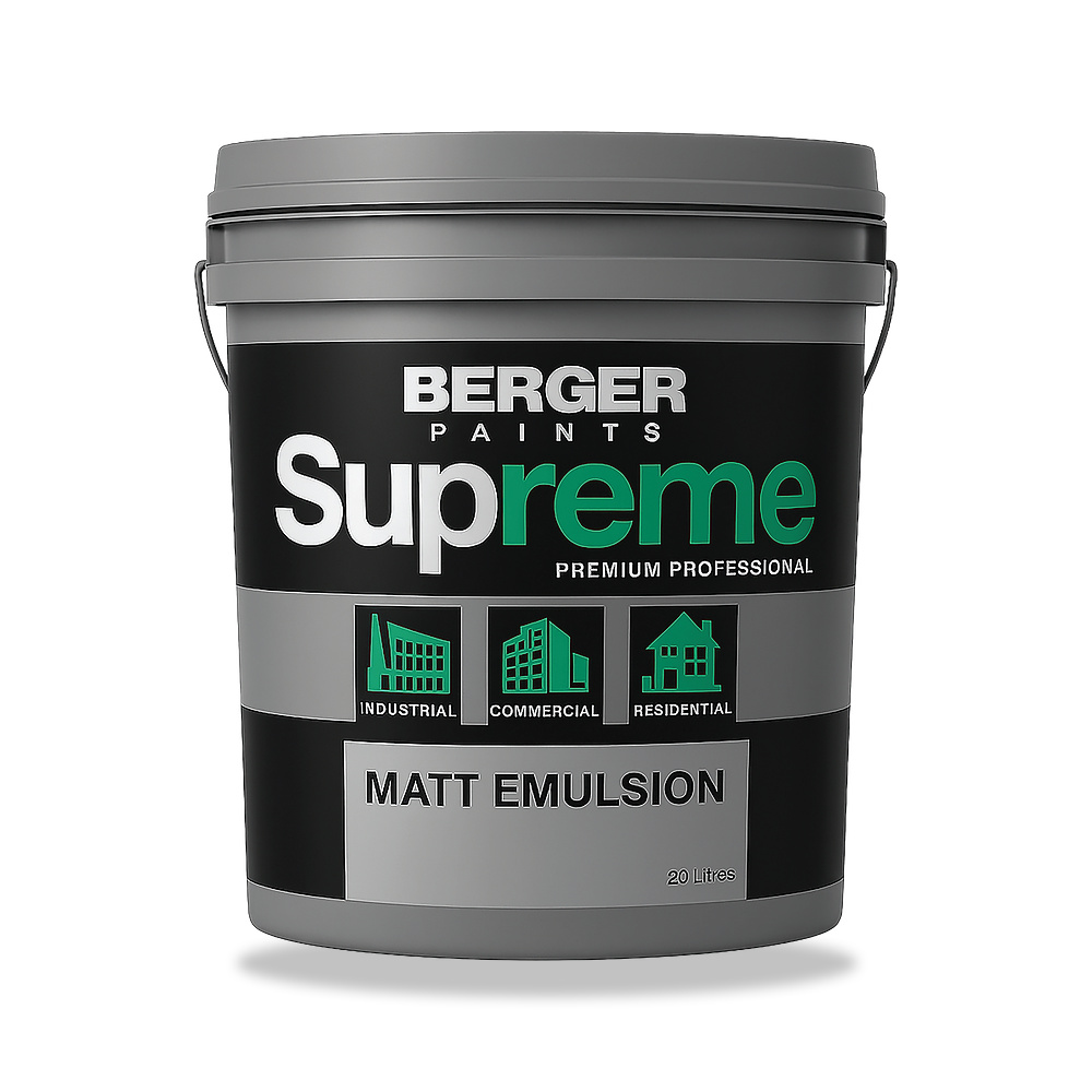 صورة منتج دهان مستحلب وزخرفي داخلي للجدران والأسقف آسيان بينتس (Asian Paints) موديل Supreme Matt Emulsion - كود الصنف reemco-2027-1140109 - ماركة يباع من خلال reemco - توريد وتصوير حصري لشركة ريمكو القابضة السعودية