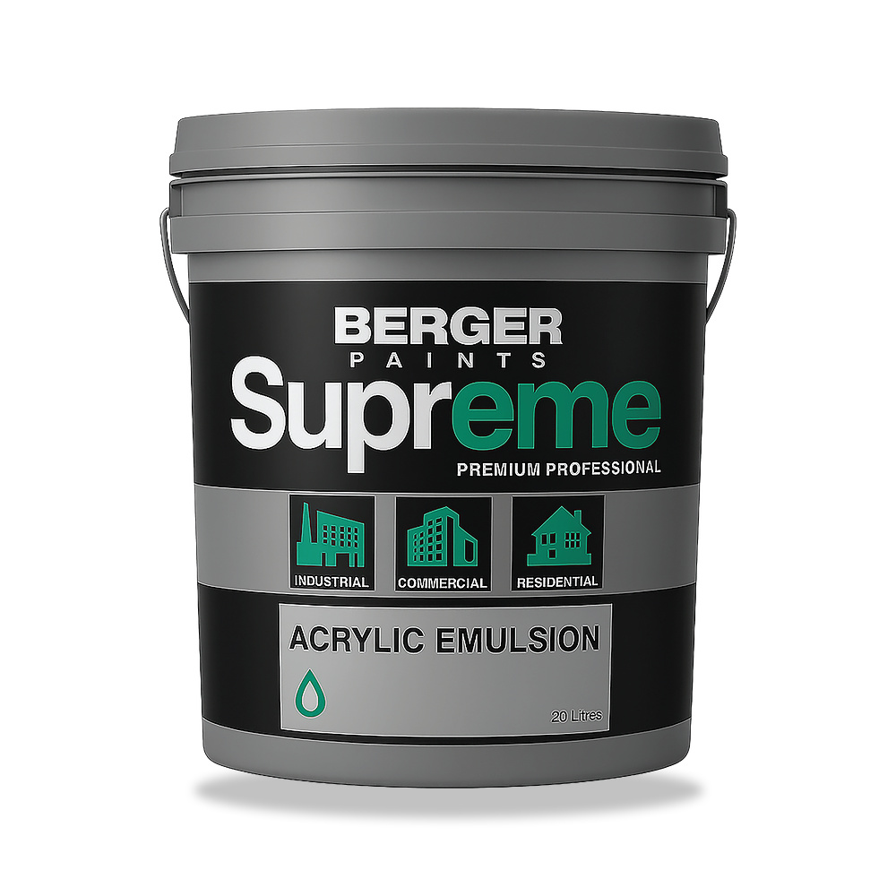 صورة منتج دهان مستحلب وزخرفي داخلي للجدران والأسقف آسيان بينتس (Asian Paints) موديل Supreme Acrylic Emulsion - كود الصنف reemco-2027-1140110 - ماركة يباع من خلال reemco - توريد وتصوير حصري لشركة ريمكو القابضة السعودية