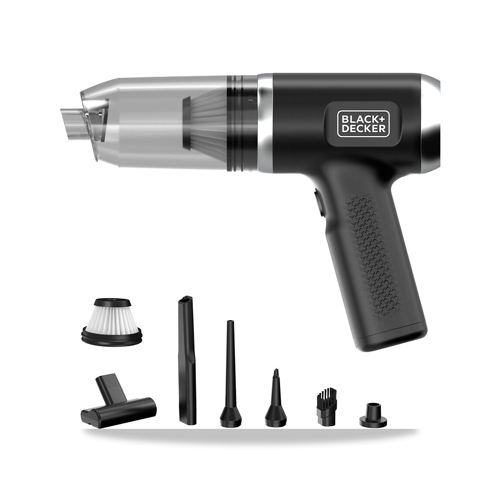 صورة منتج جهاز نفخ وشفط هواء لاسلكي محمول 3.4 بوصة بلاك آند ديكر (Black+Decker) موديل BHV7C600K - كود الصنف reemco-2027-1140383 - ماركة يباع من خلال reemco - توريد وتصوير حصري لشركة ريمكو القابضة السعودية