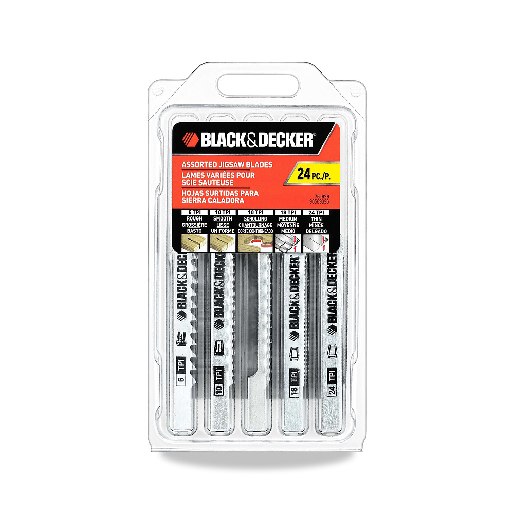 صورة منتج منشار ترددي أركت أسود خشب 5.3 بوصة 2.9 بوصة 0.6 بوصة بلاك آند ديكر (Black+Decker) موديل 75-626 - كود الصنف reemco-2027-1140392 - ماركة يباع من خلال reemco - توريد وتصوير حصري لشركة ريمكو القابضة السعودية