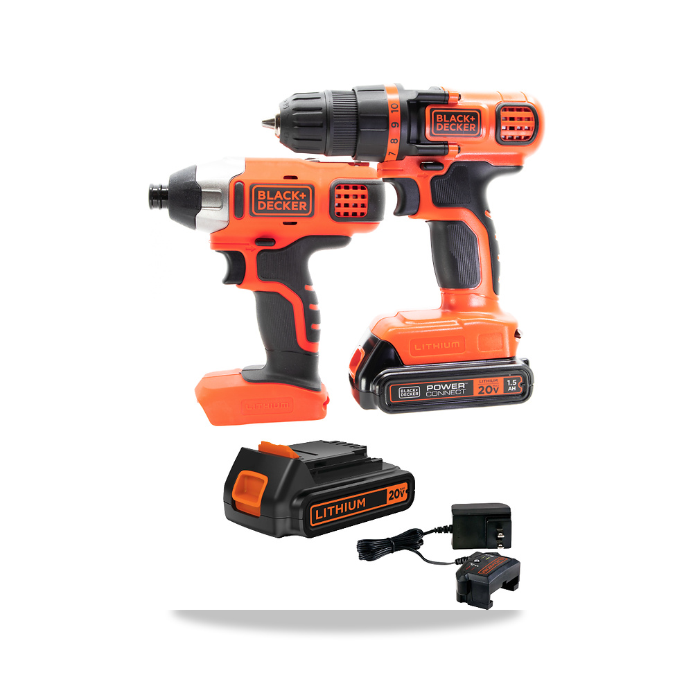 صورة منتج مثقاب دريل لاسلكي بطارية شاحن 20 فولت بلاك آند ديكر (Black+Decker) موديل BUNDLE37 - كود الصنف reemco-2027-1140445 - ماركة يباع من خلال reemco - توريد وتصوير حصري لشركة ريمكو القابضة السعودية